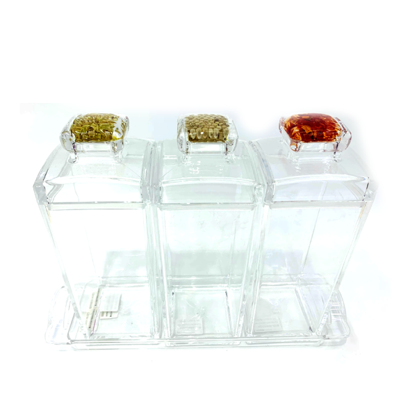 Acrylic F2268 Jam Jar - 3Pcs - Image 2